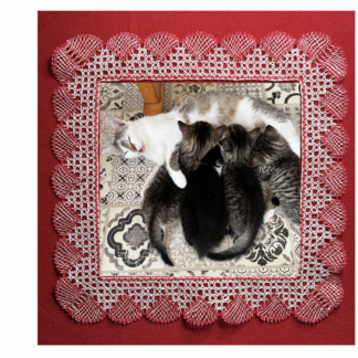 Torchonentwurf Bögleinspitze mit Ecke