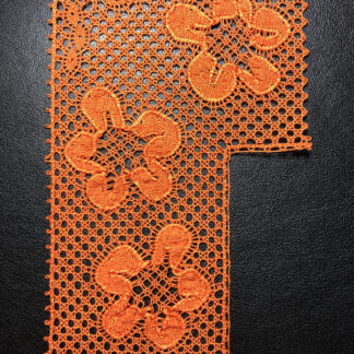 Flandrischentwurf orange Blüte mit Ecke