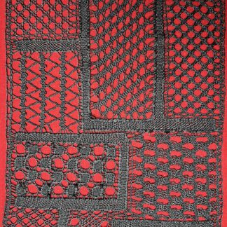 Flandrischentwurf Schal dunkelblau