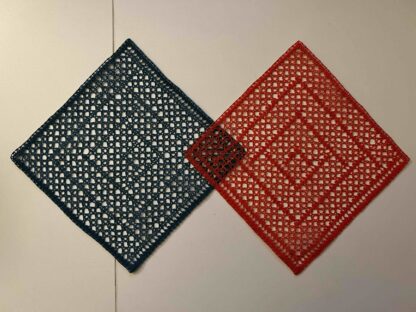 Torchonentwurf Verschobenes Quadrat